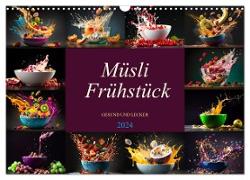 Müsli Frühstück (Wandkalender 2024 DIN A3 quer), CALVENDO Monatskalender