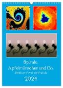 Spirale, Apfelmännchen und Co. - Die bizarre Welt der Fraktale (Wandkalender 2024 DIN A3 hoch), CALVENDO Monatskalender