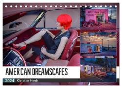 American Dreamscapes (Tischkalender 2024 DIN A5 quer), CALVENDO Monatskalender