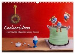 Cookeridooo - Humorvolle Malerei aus der Küche (Wandkalender 2024 DIN A3 quer), CALVENDO Monatskalender