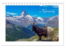 Alpenartig (Tischkalender 2024 DIN A5 quer), CALVENDO Monatskalender