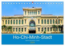 Ho-Chi-Minh-Stadt - Stadt mit besonderem Zauber (Tischkalender 2024 DIN A5 quer), CALVENDO Monatskalender