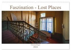 Faszination - Lost Places (Wandkalender 2024 DIN A2 quer), CALVENDO Monatskalender