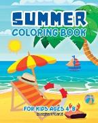 Summer Coloring Book for Kids Ages 4-8