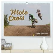 Moto Cross (hochwertiger Premium Wandkalender 2024 DIN A2 quer), Kunstdruck in Hochglanz