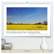 Norddeutsche Horizonte. Küsten, Wiesen, Moore (hochwertiger Premium Wandkalender 2024 DIN A2 quer), Kunstdruck in Hochglanz