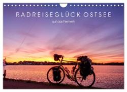 Radreiseglück Ostsee (Wandkalender 2024 DIN A4 quer), CALVENDO Monatskalender