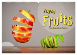Flying Fruits - Schwebende Früchte (Wandkalender 2024 DIN A2 quer), CALVENDO Monatskalender