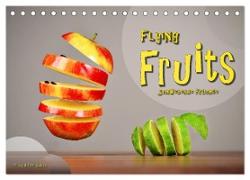 Flying Fruits - Schwebende Früchte (Tischkalender 2024 DIN A5 quer), CALVENDO Monatskalender