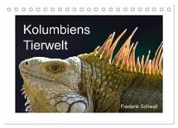 Kolumbiens Tierwelt (Tischkalender 2024 DIN A5 quer), CALVENDO Monatskalender