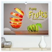 Flying Fruits - Schwebende Früchte (hochwertiger Premium Wandkalender 2024 DIN A2 quer), Kunstdruck in Hochglanz