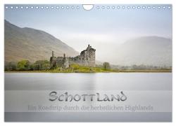 Schottland - Ein Roadtrip durch die herbstlichen Highlands (Wandkalender 2024 DIN A4 quer), CALVENDO Monatskalender