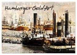 Hamburger GoldArt (Tischkalender 2024 DIN A5 quer), CALVENDO Monatskalender