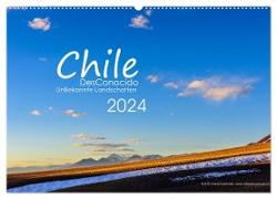 Chile DesConocido (Wandkalender 2024 DIN A2 quer), CALVENDO Monatskalender