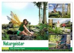Naturgeister Die Grünen Feen (Wandkalender 2024 DIN A2 quer), CALVENDO Monatskalender