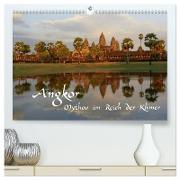Angkor - Mythos im Reich der Khmer (hochwertiger Premium Wandkalender 2024 DIN A2 quer), Kunstdruck in Hochglanz