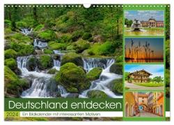 Deutschland entdecken (Wandkalender 2024 DIN A3 quer), CALVENDO Monatskalender