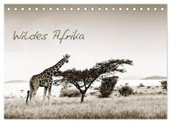 Wildes Afrika (Tischkalender 2024 DIN A5 quer), CALVENDO Monatskalender