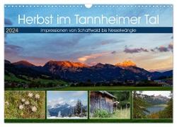 Herbst im Tannheimer Tal - Impressionen von Schattwald bis Nesselwängle (Wandkalender 2024 DIN A3 quer), CALVENDO Monatskalender