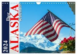 Der Alaska Kalender (Wandkalender 2024 DIN A4 quer), CALVENDO Monatskalender
