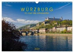 Würzburg - Im Lauf der Jahreszeiten (Wandkalender 2024 DIN A3 quer), CALVENDO Monatskalender
