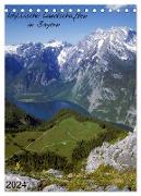 Idyllische Landschaften in Bayern (Tischkalender 2024 DIN A5 hoch), CALVENDO Monatskalender