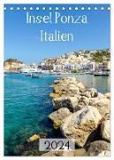 Insel Ponza - Italien (Tischkalender 2024 DIN A5 hoch), CALVENDO Monatskalender