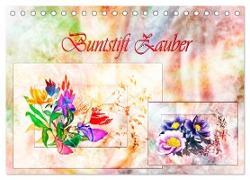 Buntstift Zauber (Tischkalender 2024 DIN A5 quer), CALVENDO Monatskalender