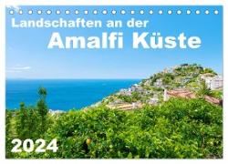 Landschaften an der Amalfi Küste (Tischkalender 2024 DIN A5 quer), CALVENDO Monatskalender