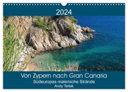 Von Zypern nach Gran Canaria (Wandkalender 2024 DIN A3 quer), CALVENDO Monatskalender