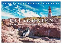 Patagonien: Impressionen vom anderen Ende der Welt (Tischkalender 2024 DIN A5 quer), CALVENDO Monatskalender