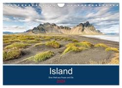 Island - Eine Welt aus Feuer und Eis (Wandkalender 2024 DIN A4 quer), CALVENDO Monatskalender