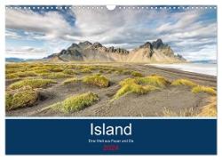 Island - Eine Welt aus Feuer und Eis (Wandkalender 2024 DIN A3 quer), CALVENDO Monatskalender