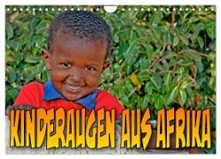 Kinderaugen aus Afrika (Wandkalender 2024 DIN A4 quer), CALVENDO Monatskalender