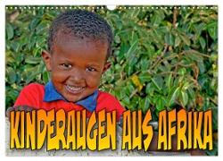 Kinderaugen aus Afrika (Wandkalender 2024 DIN A3 quer), CALVENDO Monatskalender