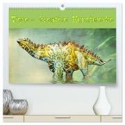 Tiere - kreative Kunstwerke (hochwertiger Premium Wandkalender 2024 DIN A2 quer), Kunstdruck in Hochglanz