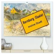 Bernburg meine Stadt (hochwertiger Premium Wandkalender 2024 DIN A2 quer), Kunstdruck in Hochglanz