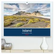 Island - Eine Welt aus Feuer und Eis (hochwertiger Premium Wandkalender 2024 DIN A2 quer), Kunstdruck in Hochglanz