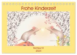 Frohe Kinderzeit (Tischkalender 2024 DIN A5 quer), CALVENDO Monatskalender