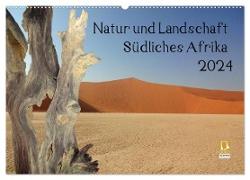 Natur und Landschaft. Südliches Afrika 2024 (Wandkalender 2024 DIN A2 quer), CALVENDO Monatskalender