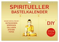 Spiritueller Bastelkalender (Wandkalender 2024 DIN A4 quer), CALVENDO Monatskalender