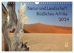 Natur und Landschaft. Südliches Afrika 2024 (Wandkalender 2024 DIN A4 quer), CALVENDO Monatskalender