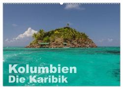 Kolumbien - Die Karibik (Wandkalender 2024 DIN A2 quer), CALVENDO Monatskalender