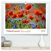 Mohnblumen Romantik (hochwertiger Premium Wandkalender 2024 DIN A2 quer), Kunstdruck in Hochglanz