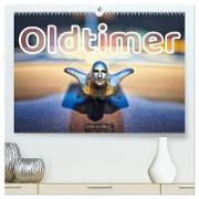 Oldtimer - Automobile Ansichten (hochwertiger Premium Wandkalender 2024 DIN A2 quer), Kunstdruck in Hochglanz