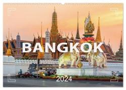 BANGKOK Hauptstadt von Thailand (Wandkalender 2024 DIN A2 quer), CALVENDO Monatskalender