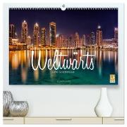 Weltwärts - Eine Städtereise (hochwertiger Premium Wandkalender 2024 DIN A2 quer), Kunstdruck in Hochglanz