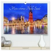 Mein schönes Halle Saale 2024 (hochwertiger Premium Wandkalender 2024 DIN A2 quer), Kunstdruck in Hochglanz