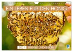 Ein Leben für den Honig - Bienen und Imker (Wandkalender 2024 DIN A4 quer), CALVENDO Monatskalender