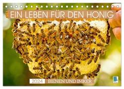 Ein Leben für den Honig - Bienen und Imker (Tischkalender 2024 DIN A5 quer), CALVENDO Monatskalender